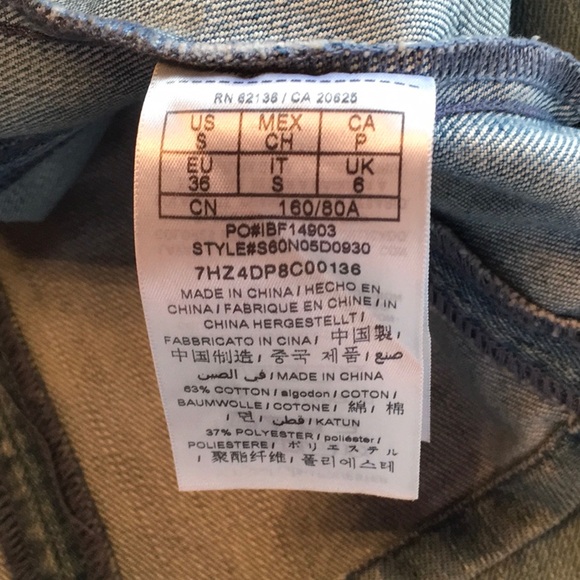 EUC Guess Moto Style Denim Jacket - Picture 5 of 5